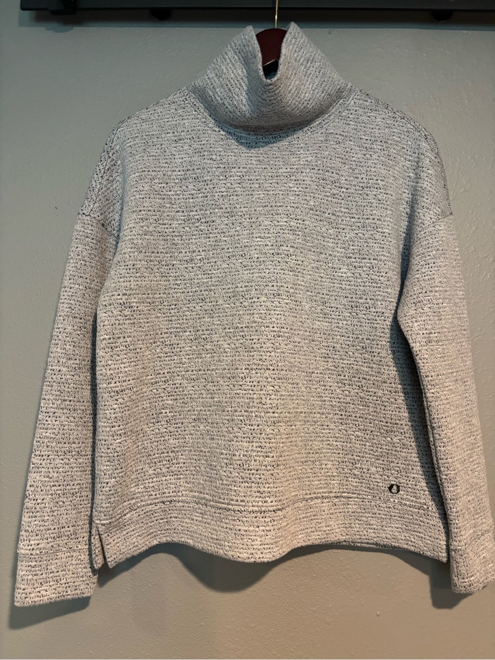 Cozy Women’s Turtleneck Sweater in Light Gray